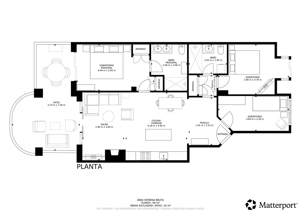 Apartamentos de 3 dormitorios en venta en Guadalmina Alta – R5259631